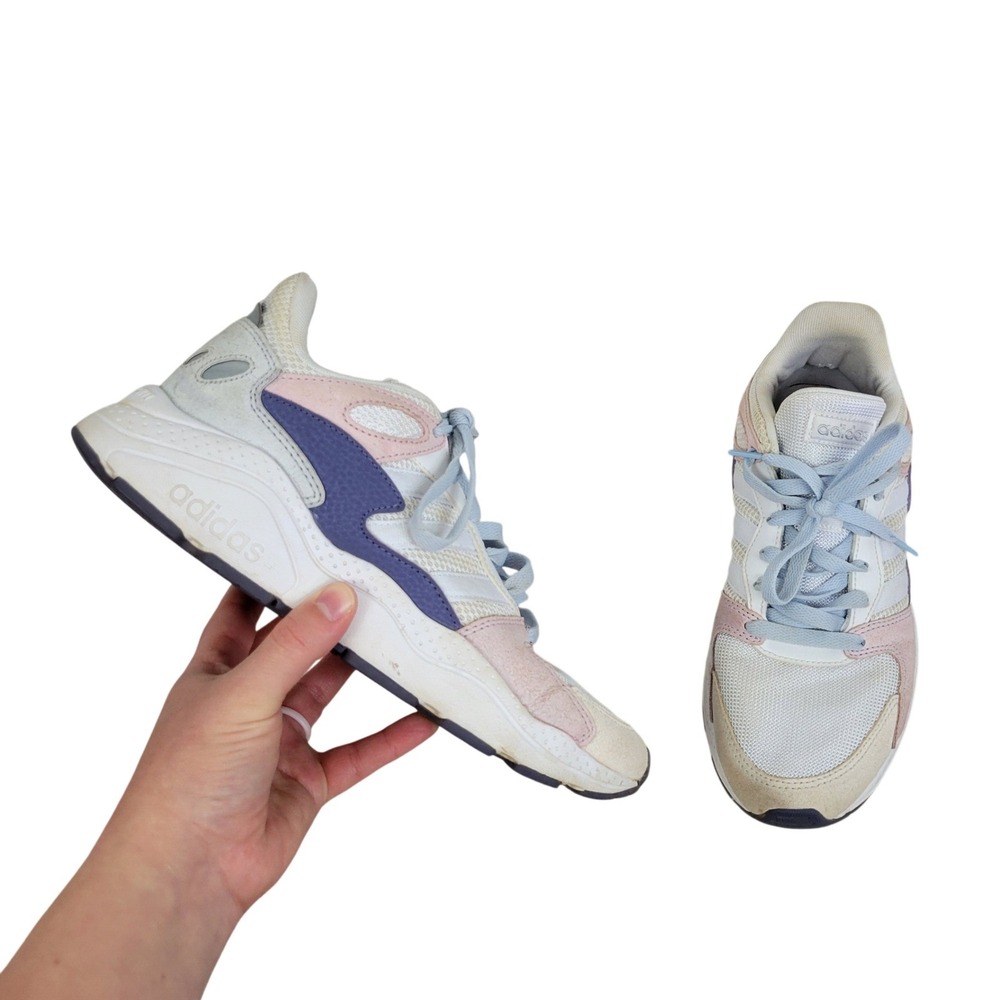 Adidas Chaos Sneakers Cloud White/Aero Pink Size 7.5‎ Tennis Shoes